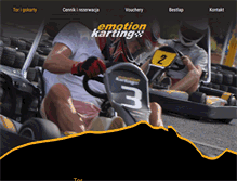 Tablet Screenshot of emotionkarting.pl